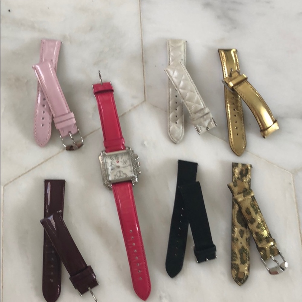 Michele Diamond Watch Face and Straps